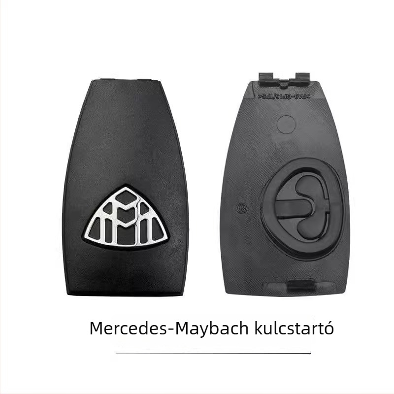 Mercedes-Benz kulcs hátulsó fedele és akkufedél, ABS ház és ABS kulcslap, kompatibilis a S300/S350/E260/E300/C200/GLK300/ML350/B200 modellekkel, távirányító nélkül, tömeg 01