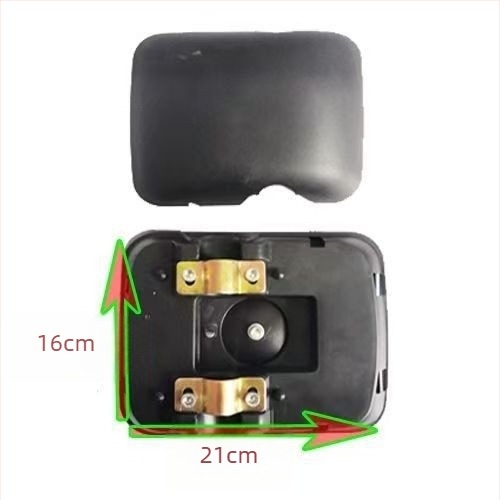 Hátsó tükör teherautókhoz (Derunman LG1613770051) - kompatibilis Howo, Auman, Foton, Sinotruk HW, 12/24V