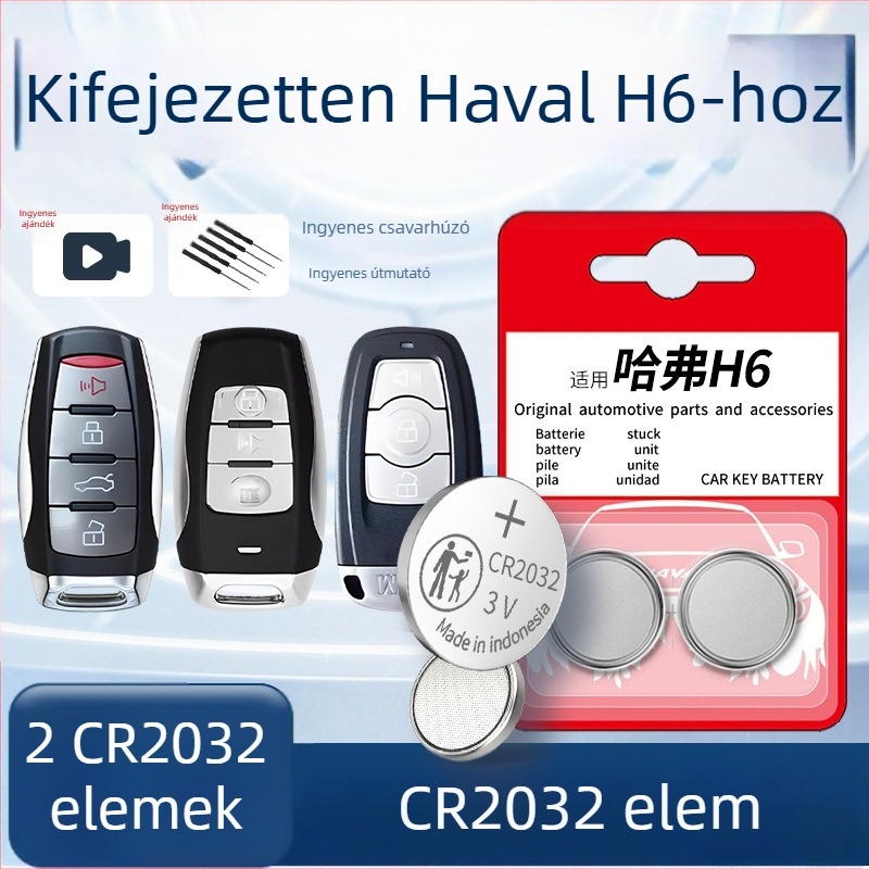 Haval H6 kulcs elem – 3. generációs gombos elem a távirányítóhoz, testreszabható