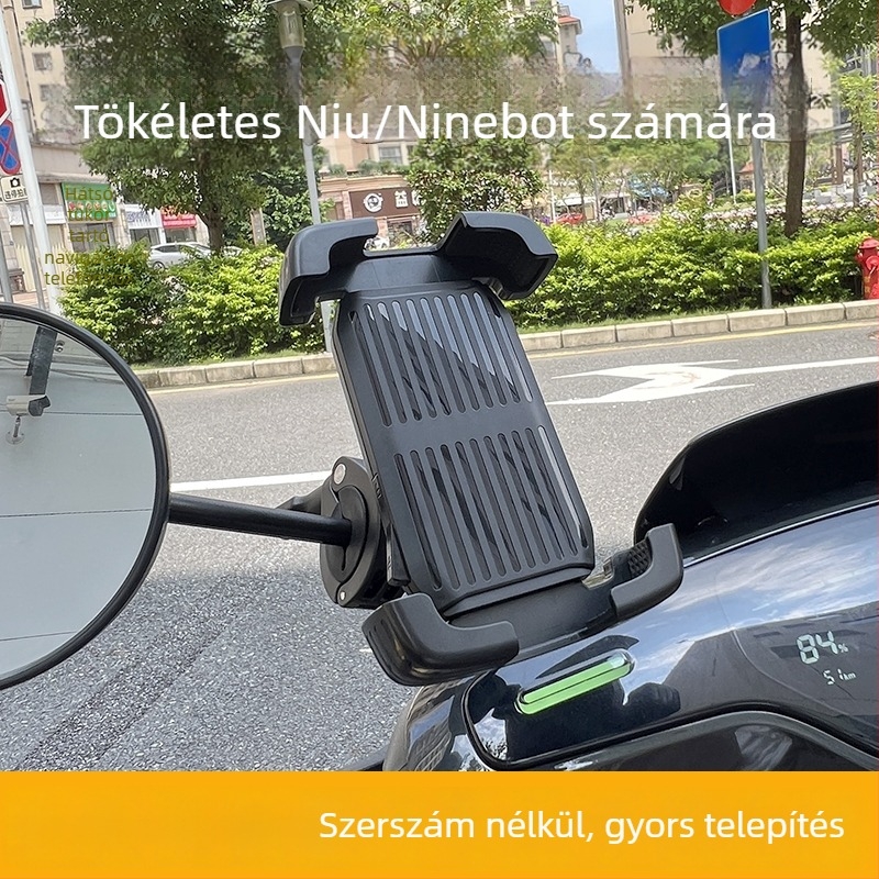 Elektromos járművekhez készült telefon-tartó visszapillantóval kompatibil navigációs állvánnyal; Anyag: selyemvirág; Kategória: Egyéb; Feszültség: Egyéb