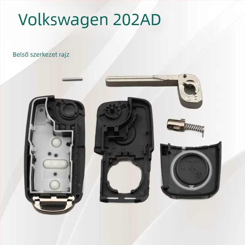 Volkswagen 202AD kulcsház csere, ABS burkolat, fém penge