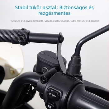 Motorkerékpár egyensúlyi rúdhoz tartozó konzol, keresztláb húzókar, kiterjesztett pedál, hátsó tükör – módosító kiegészítő motorosokhoz/e‑kerékpárokhoz • Kategória: 1 • Anyag: Egyéb • Feszültség: Egyéb • Márka: Egyéb