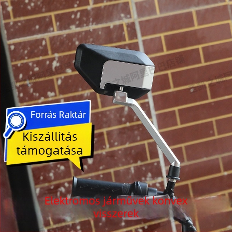 Elektromos robogó hátsó tükör – széles látómező, HD, 8 mm-es rögzítés