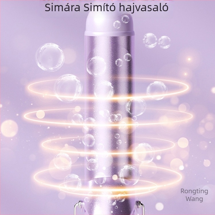 Három az egyben göndörítő vas nedves és száraz hajra: kerámiabetét, negatív ionok, égés elleni védelem és automatikus kikapcsolás — 40 W