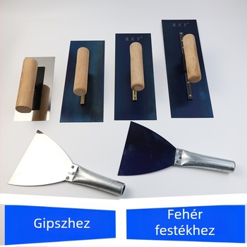 Rozsdamentes acél glettelő kés tenceléshez és simításhoz