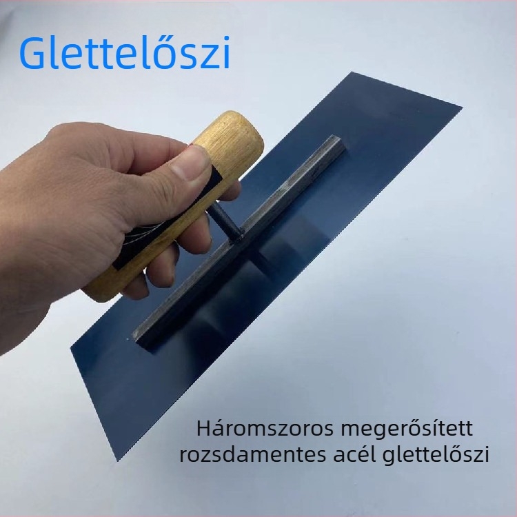 Rozsdamentes acél glettelő kés tenceléshez és simításhoz