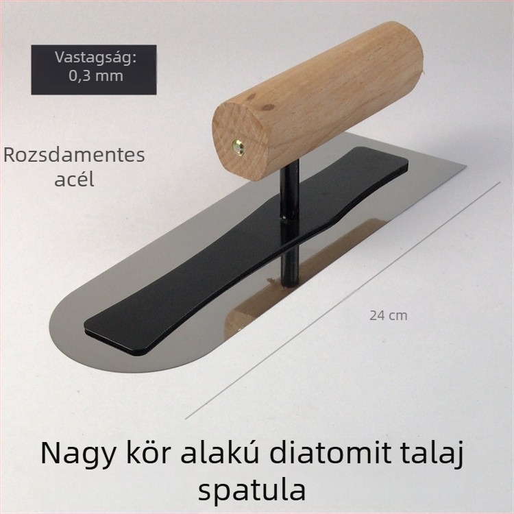 Rozsdamentes acél glettelő kés tenceléshez és simításhoz