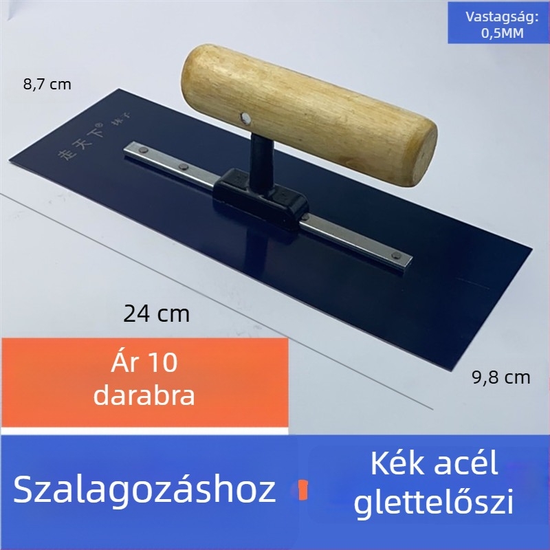 Rozsdamentes acél glettelő kés tenceléshez és simításhoz