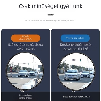 Elektromos járművek visszapillantó tükrének lencséje – univerzális, kerek, retroreflektív