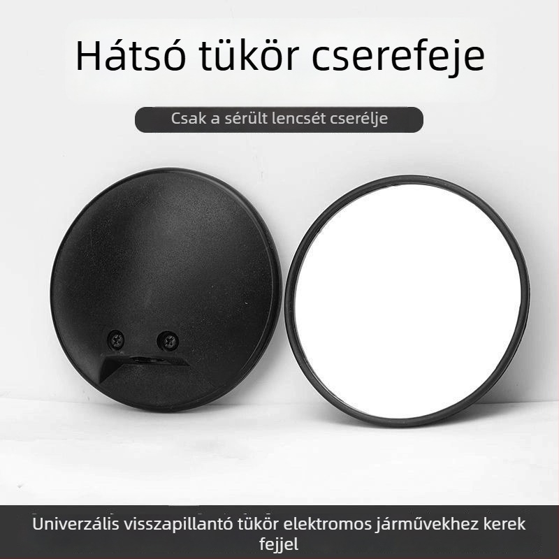 Elektromos járművek visszapillantó tükrének lencséje – univerzális, kerek, retroreflektív