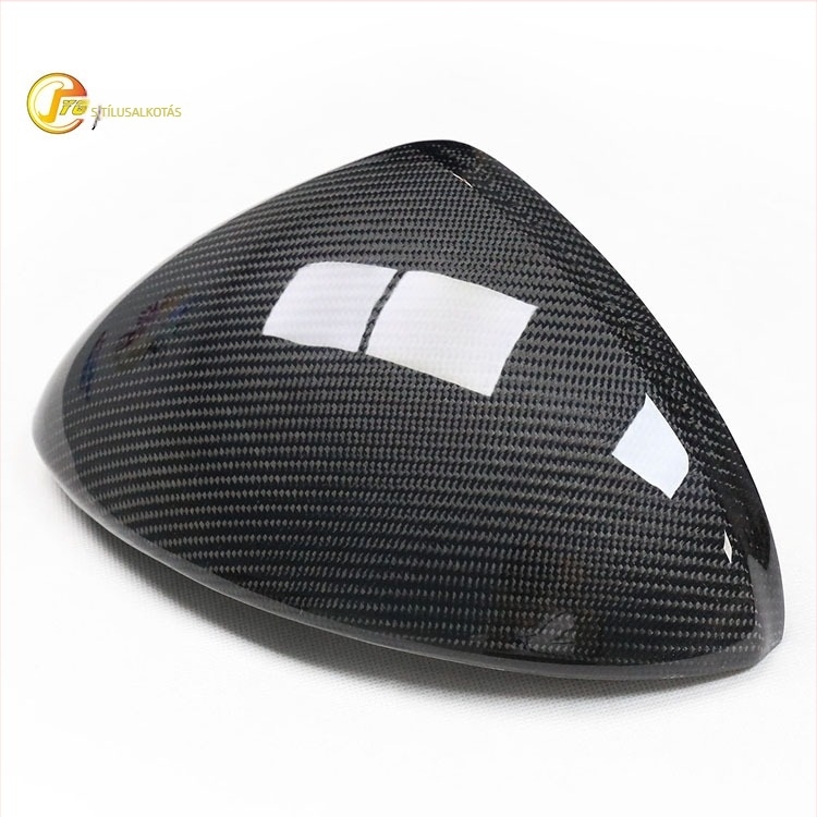 Szénszálas visszapillantó tükörfedél Porsche Cayenne 18-hoz – ragasztóval történő csere, kompatibilis a 18 Cayenne, kiegészítő szám TTH18 Cayenne
