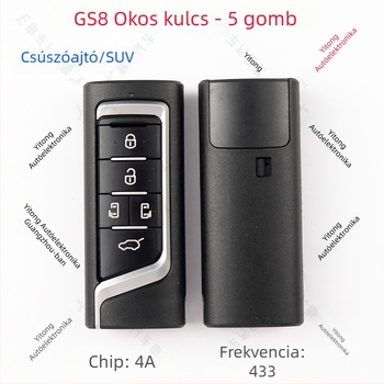 GAC Trumpchi GS8/GM6/GM8 távirányítós kulcs (YKQ349 YKQ350 YKQ351) — távirányítás