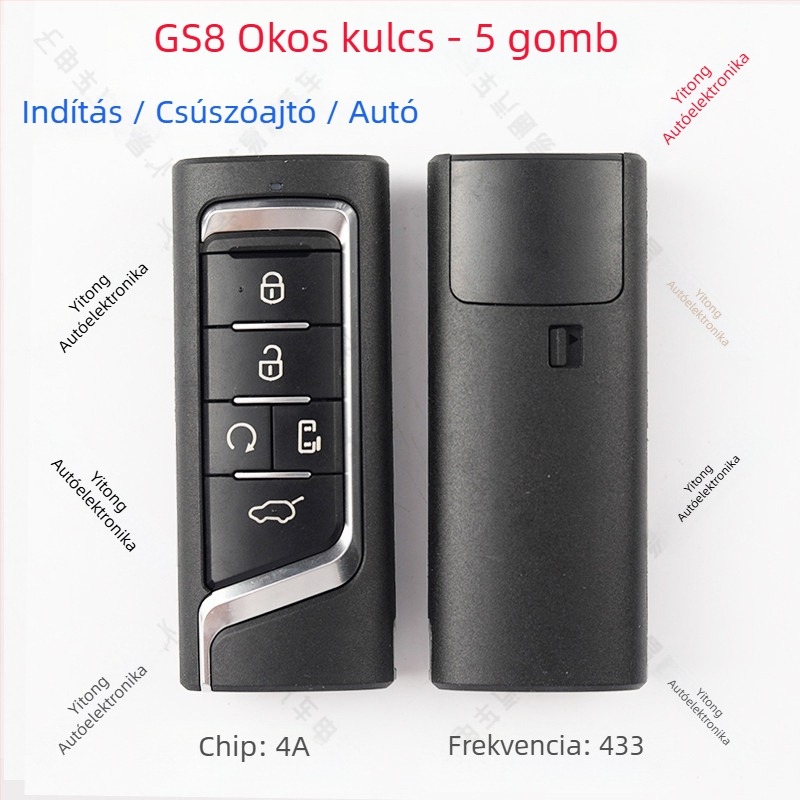 GAC Trumpchi GS8/GM6/GM8 távirányítós kulcs (YKQ349 YKQ350 YKQ351) — távirányítás