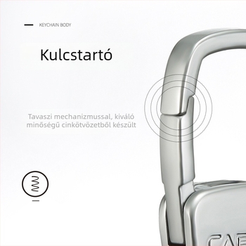 Autókulcstartó – cinkötvözet, univerzális illeszkedés, magas színvonal, testreszabható