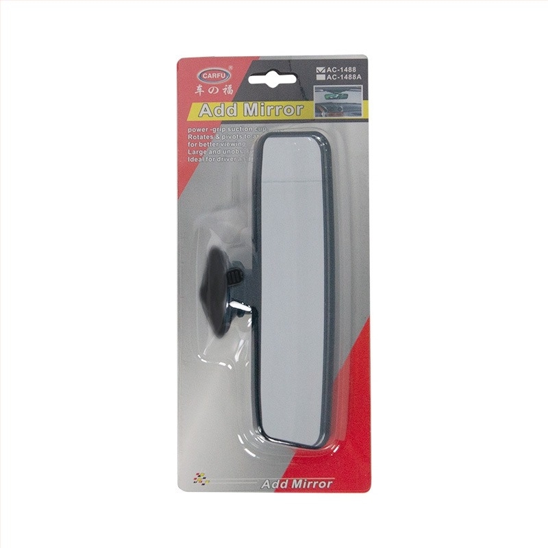 Belső visszapillantó tükör AC-1488A, sík, műanyag burkolat, 300 g, testreszabható, minden modellhez alkalmas.