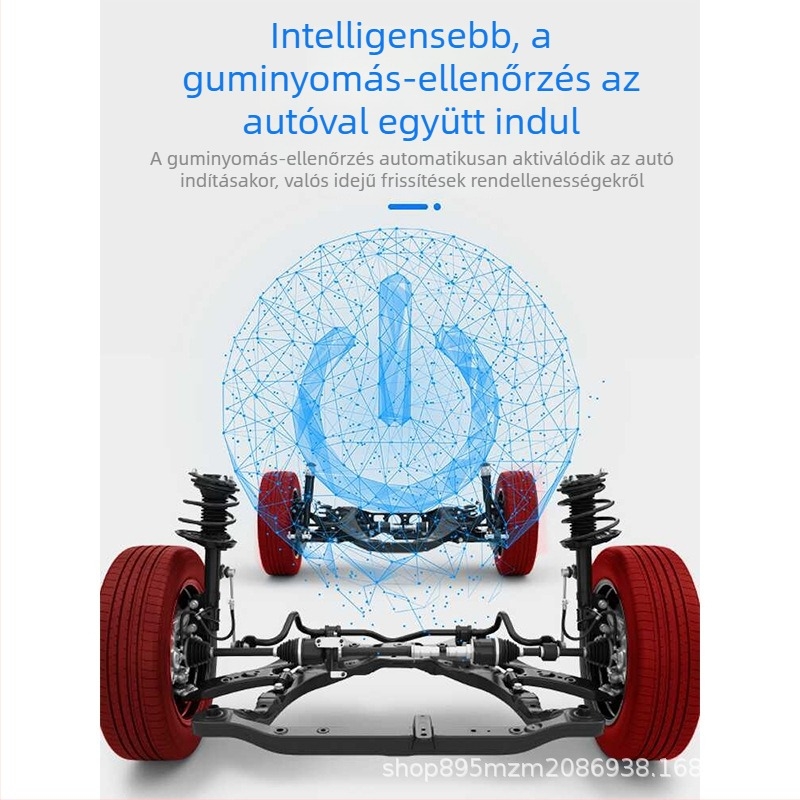 RAV4 TPMS rendszer – eredeti jármű-kijelzővel, digitális kijelző, 24 modell kompatibilitás, RV módosítás