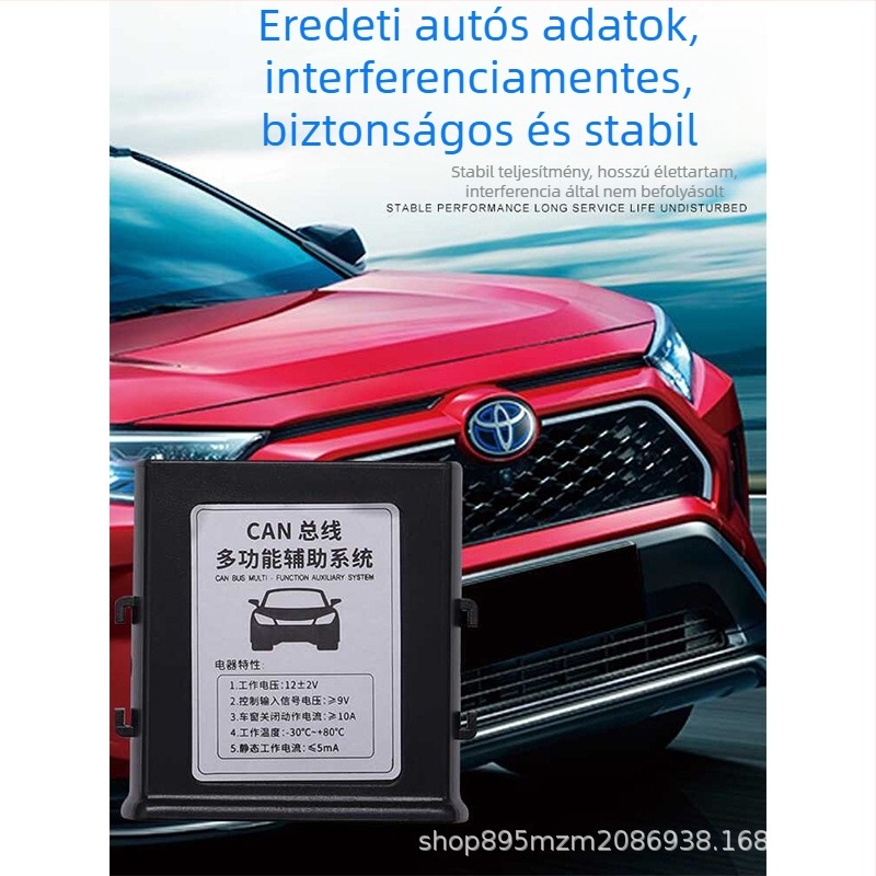 RAV4 TPMS rendszer – eredeti jármű-kijelzővel, digitális kijelző, 24 modell kompatibilitás, RV módosítás
