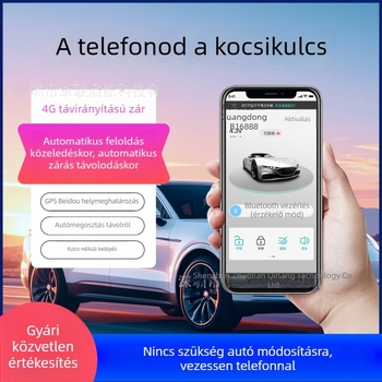 Universális Bluetooth autókulcs, intelligens digitális kulcs, GPS helymeghatározás és mobiltelefonos vezérlés (DK05AS)