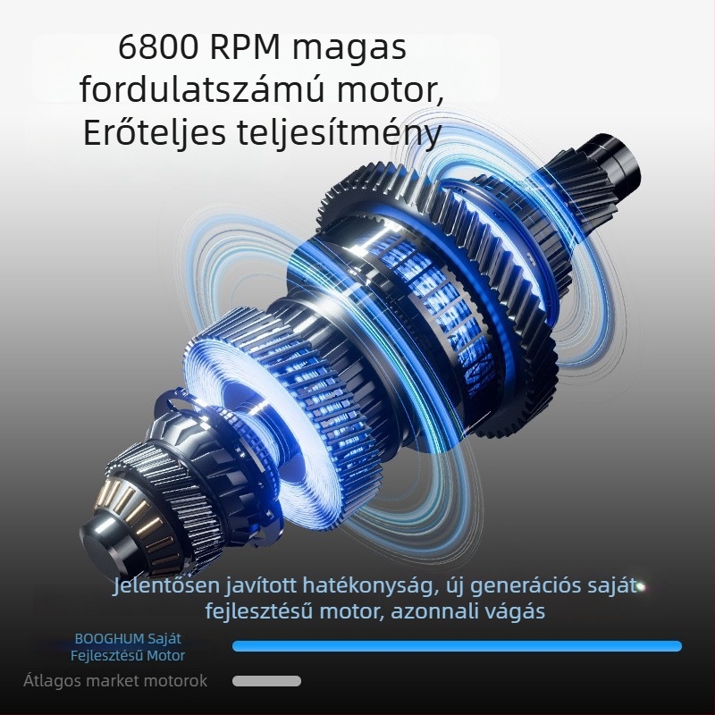 Akkumulátoros hajvágó, rozsdamentes acél pengékkel, beépített 1200–2000 mAh akkumulátor, üzemidő 1–3 óra