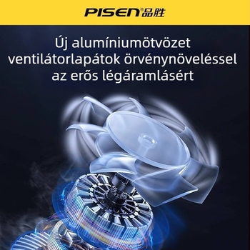 Pisen vezeték nélküli autóporszívó, erős szívóerő, kézi kivitel, autó és otthon használatra
