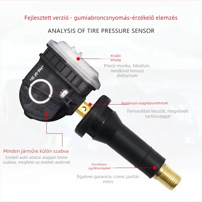 TPMS szenzor Buick modellekhez - mini dizájn, gumi anyag, beépített telepítés, nagy precízió