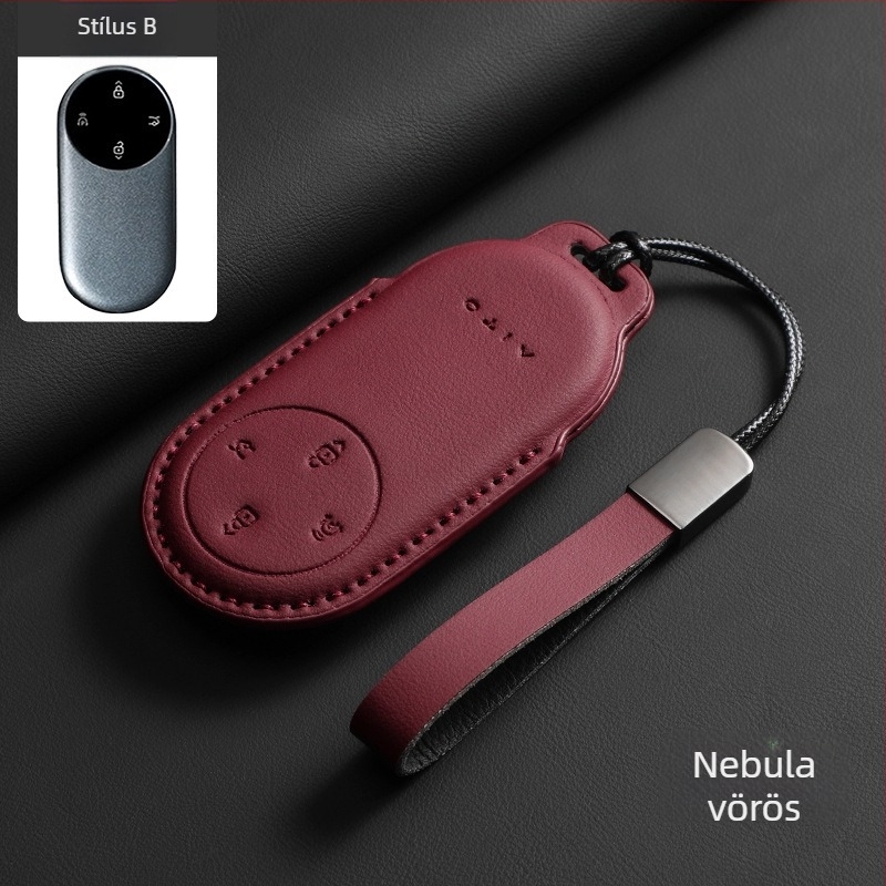 Kulcstartó Huawei Wenjie M5, M9, S9 és M7 számára - velúr - egyszerű stílus - Nancheng
