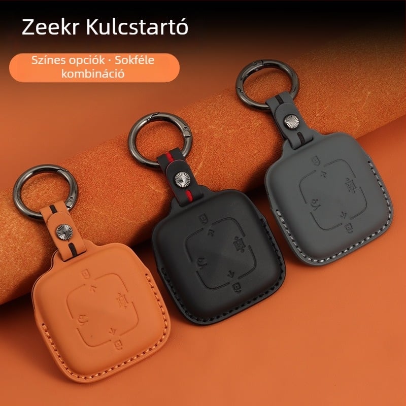 Kulcstartó bőrtok tehénbőrből, luxus stílus, Extremely Stunning márka, testreszabás nélkül