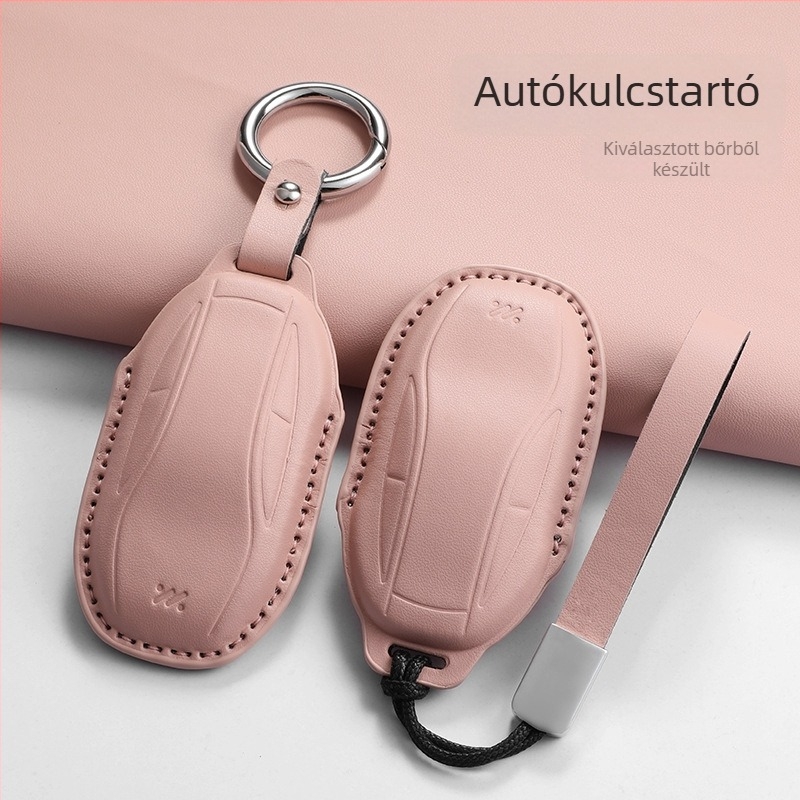 Abiaochep PU kulcsház Zhiji LS7-hez – 23 modellel kompatibilis Zhiji LS7 és L7 Angel Wheel Edition, minimalist stílus