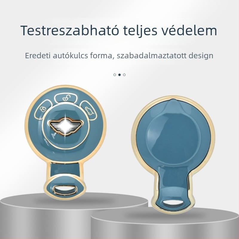 BMW/MINI autókulcs védőtok, TPU anyag, egyszerű stílus