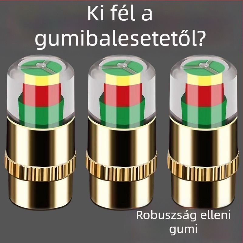 Gumiabroncsnyomás-figyelő sapka - hordozható TPMS szelepsapka (Márka: Powerful Factory)