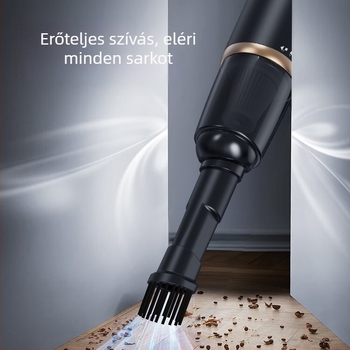 Vezeték nélküli autó- és otthoni porszívó, funkció fújás és szívás, 60W, USB-tápellátás, beépített akkumulátor 1001–1600 mAh, üzemidő 1–3 óra, zaj < 36 dB