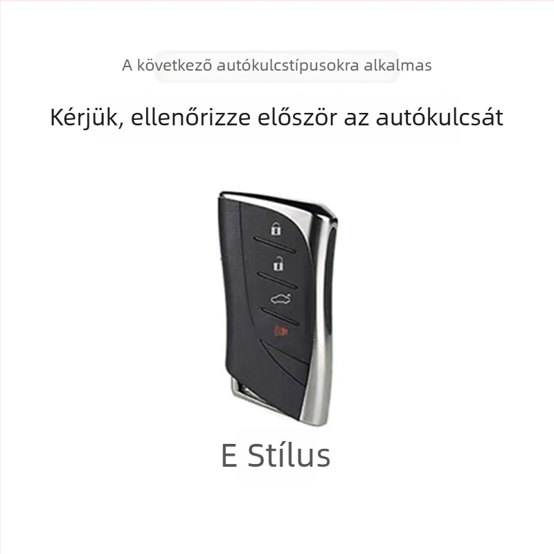 Lexus kulcstartó tok | PU anyag • magas színvonalú design • Nancheng márka | Kompatibilis ES300h ES200 LS500h UX260