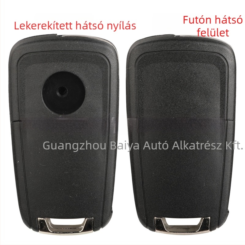 Opel Buick távirányítós összecsukható kulcs héjának cseréje; kulcspenge: réz + műanyag;héj: műanyag; súly: 42 g