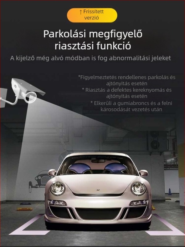 TPMS napenergiával, hordozható szenzor és kijelző a gumiabroncsnyomás nyomon követésére
