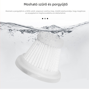 Vezeték nélküli kézi autós porszívó, 2-in-1, 9000 Pa szívás, 7,4 V, 120 W, újratölthető