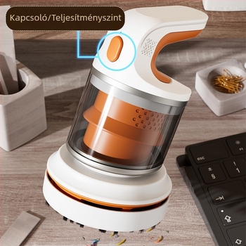 Hordozható kézi porszívó autóhoz és asztalhoz – 25 W, 1800 Pa szívóerő, újratölthető, 111–240 V, 280 cm hosszú kábel