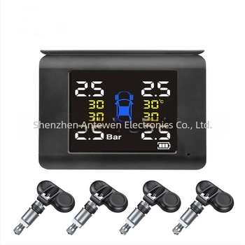 TPMS abroncsnyomás-figyelő rendszer, digitális kijelző, modell B01, nagy pontosságú, alkalmas sedanokhoz és SUV-khoz