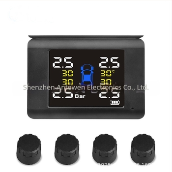 TPMS abroncsnyomás-figyelő rendszer, digitális kijelző, modell B01, nagy pontosságú, alkalmas sedanokhoz és SUV-khoz