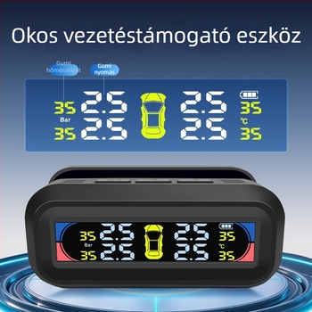Autó gumiabroncsnyomás-monitor - hordozható modell, t10, termékkód F79tm697h7h67t