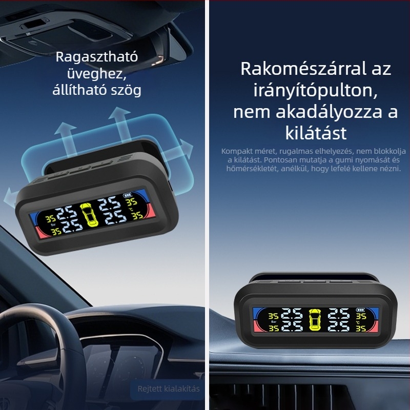 Autó gumiabroncsnyomás-monitor - hordozható modell, t10, termékkód F79tm697h7h67t