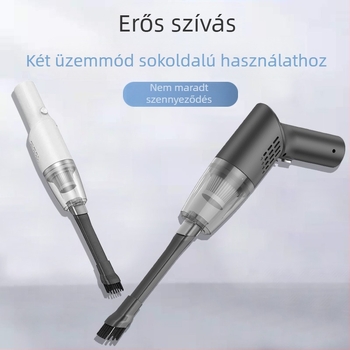 Vezeték nélküli autó mini porszívó otthonra és autóba – 5500Pa szívóerő, 75W, 7.4V