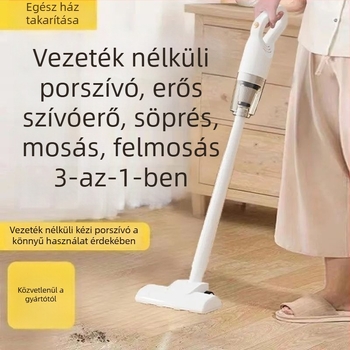 Nélkül vezeték nélküli kézi porszívó otthoni és autós használatra, atkák eltávolítása, háziállat-szőr eltávolítása, erős szívás 20 000 Pa, 300 W, sterilizálás, nedves-száraz tisztítás