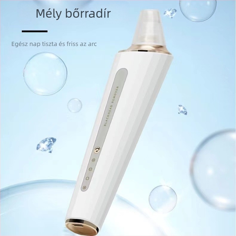 Elektromos forgó mitesszeres szívó készülék a pórusok tisztításához – felszívja a mitesszereket és a pattanásokat; ABS burkolat; 1 fokozat; 2023-as megjelenés.