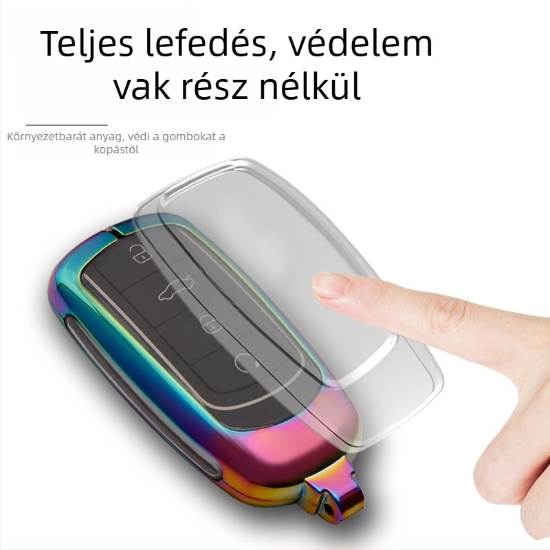 Fém kulcstok Chery Tiggo 8 Plus és Arrizo 5 Plus modellhez – cinkötvözet, teljes körű kulcsvédő