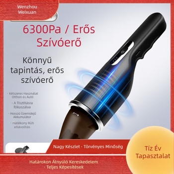 Kézi, vezeték nélküli autópor-szívó, 0–200 W, por tartály, száraz üzemmód, zaj alatt 36 dB