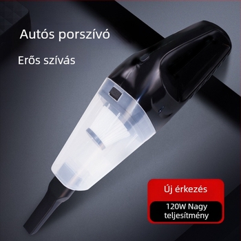 PINCAI hordozható autóiporszívó száraz-nedves tisztításhoz, 12V, 120W, 2500Pa szívóerő, modell ZYXQ-04 Haipa, 280 cm hosszú kábel