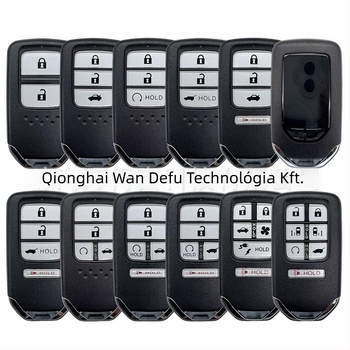 FCCID KR5V2X Honda kulcsház 47-es chippel, 2–6 gombos távirányító, műanyag+fém burkolat, kompatibilis Honda Vezel, Civic, Pilot, Fit, Odyssey, CR-V, HR-V, XR-V