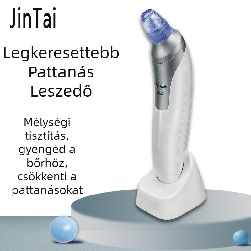Fekete miteszerek eltávolító készülék — hordozható, erős szívás, 800–1000mAh akkumulátor, IPX3 vízálló (családi szépségápolási eszköz)