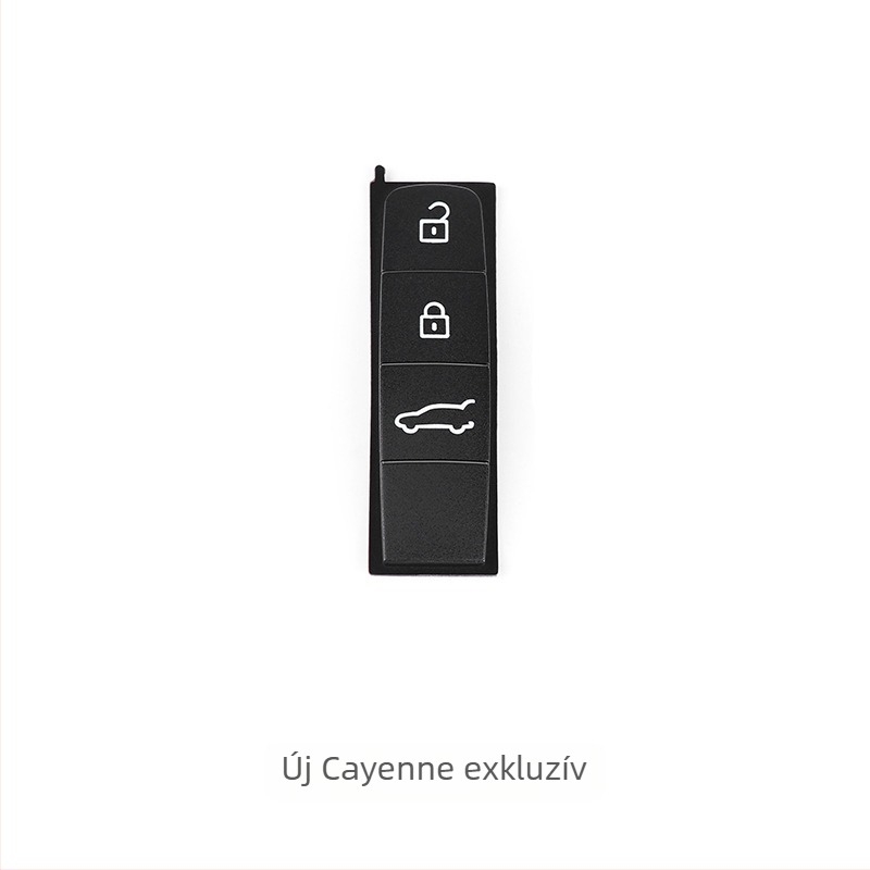 Porsche kulcstárca középső keret bőr gombokkal — kompatibilis Cayenne, Macan, Panamera, 911 modellekkel; Márka Shen; Anyag: más; Stílus: exkluzív