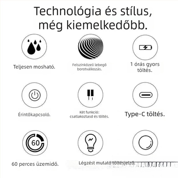 Feike 891 kézi borotva, forgó dupla vágófejjel, teljes testre mosható, ajándékcsomag